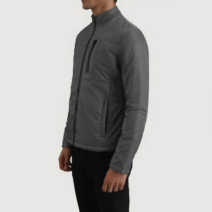Veste matelassée pour homme, légère et chaude, idéale pour l'extérieur, col montant, pour une protection supplémentaire - Product Image 2