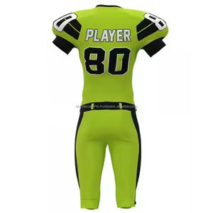 เครื่องแบบอเมริกันฟุตบอลมาใหม่ออกแบบได้ตามต้องการป้องกันรังสียูวีแบบสั้นจากวัสดุอื่น - Product Image 6