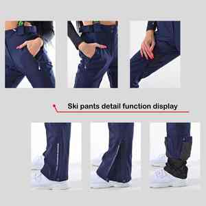 Customizable High Quality Pent Breathable Windproof Waterproof Zipper Closure Unisex Winter Fashionable Low MOQ - Product Image 6