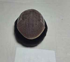 Toupee de Cabello Humano 100% con Frente de Encaje Modelo Q6 para Hombre, Cabello Remy Indio, Diseño Central/Medio, Taz Hair BD - Product Image 5