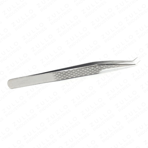 Private Label Stainless Steel Eyelash Extension Tweezers Diamond Grip Precision Lash Tweezers Custom Beauty <b>Tool</b> for Ladies - Product Image 6