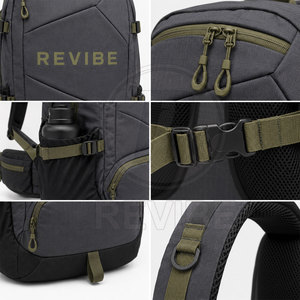 REVIBE Hiking <b>Backpack</b> 30-40L Waterproof Nylon Lightweight Outdoor Camping Sport Rectangular Soft Shell Arcuate Shoulder Strap - Product Image 6