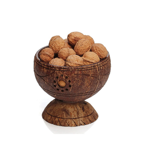 Vaso de coco orgánico creativo con base, tazón de coco para aperitivos, frutas, palomitas de maíz de Vietnam - Product Image 2