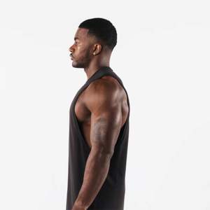 Camiseta sin mangas para hombre de color sólido, talla grande, venta directa de fábrica, camiseta sin mangas de alta calidad para gimnasio, ejercicio y fitness. - Product Image 3