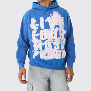 Sudadera con Capucha Clásica Estampada para Hombre, Venta al por Mayor, la Mejor Calidad, Cómoda, Informal, Moda Urbana - Product Image 1