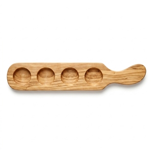 Bol à assaisonnement en bois de teck massif de qualité alimentaire, selnière en bois naturel faite à la main, accessoires de cuisine, articles de présentation, plateaux quotidiens - Product Image 1