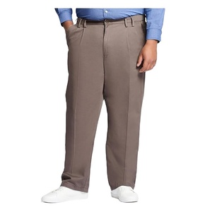Été confortable meilleure vente couleur unie 100% coton smart tenue décontractée pantalon hommes long pantalon du Bangladesh prix usine - Product Image 1