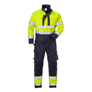 Uniforme de sécurité personnalisé avec logo imprimé, respirant, en polyester, haute visibilité, antibactérien, prix abordable, vêtements de travail à manches longues - Product Image 1