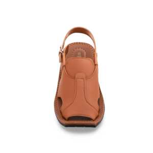 Sandales marron Peshawari Chappal KD9523 pour garçon - Product Image 1