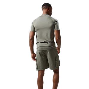 Camiseta Deportiva Ajustada de Algodón para Hombre, Ropa de Entrenamiento, Running, Ejercicio, Manga Corta, Venta al Por Mayor del Fabricante - Product Image 5