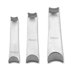 Set de rétracteurs abdominaux PISSCO, Set de rétracteurs pour l'abdomen supérieur profond, Set de rétracteurs pour tissus mous courbés, 3 pièces - Product Image 1