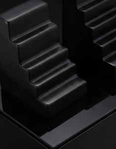 Unique Tiered Stair Motif Heavy Metal <b>Book</b> <b>Stand</b> Texture Casting Tabletop Decor Bulk Order Supplies - Product Image 4