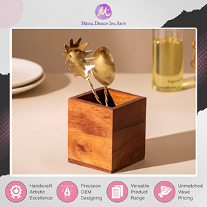Support de Rangement en Bois d'Acacia pour Couverts de Cuisine, Cuillères, Couteaux et Fourchettes, par un Vendeur Expérimenté, au Meilleur Prix - Product Image 6