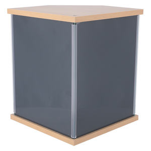 Vitrina Moderna TMG-G309-MR con Iluminación y Vidrio Templado, Mueble de Almacenamiento y Exhibición para Sala de Estar, Hogar, Apartamento, Hotel, Supermercado - Product Image 6