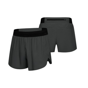Mens Casual <b>Mid</b> Seamless Lightweight Running Shorts Two <b>Layers</b> Quick-drying Eco-Friendly Breathable Custom Logo Bonded Shorts - Product Image 3
