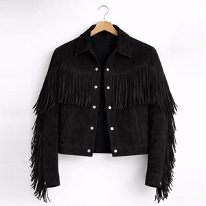 Luxury Style Top Quality Men's Cowboy <b>Suede</b> <b>Jacket</b> Cheap Price Great Personality Windproof Men's <b>Suede</b> Leather <b>Jacket</b> - Product Image 1