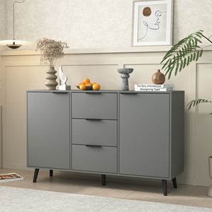 Credenza in Legno con Vani Portaoggetti per Cucina, Bar e Caffetteria - Product Image 2