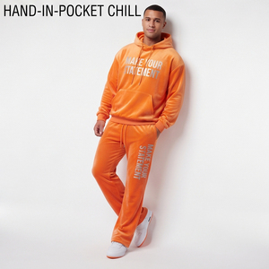 Men's Velvet <b>Tracksuit</b> Set Hoodie Pants Custom Printed <b>Velour</b> <b>Tracksuits</b> Men Loose Fit Velvet Winter Track Suit Mens - Product Image 3