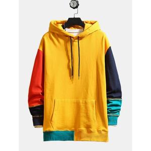 เสื้อฮู้ดสำหรับผู้ชายผ้าฝ้ายมีฮู้ดสำหรับผู้ชายดีไซน์แบบไคลเอนต์สั่งผลิตจากโรงงานโดยตรง - Product Image 5