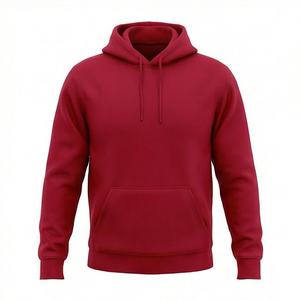 Sweat à capuche en coton peigné teint uni, épais et de qualité supérieure, pour homme, style streetwear, avec service de personnalisation de logo OEM - Product Image 1