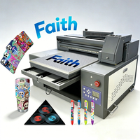 Impresora UV Plana Industrial Faith Digital Mini A1 A2 9060 5060 con Cámara CCD para Carcasas de Teléfono y Vidrio