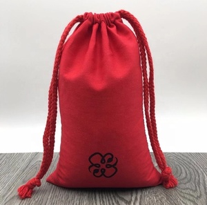 Logo Printed Velvet <b>Drawstring</b> Bag Velvet Coin <b>Pouch</b> with Customizable logo printing & embroidery - Product Image 3