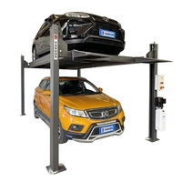 Élévateur de voiture à 4 poteaux Élévateur de voiture à 4 poteaux Élévateur hydraulique de stationnement pour 2 voitures