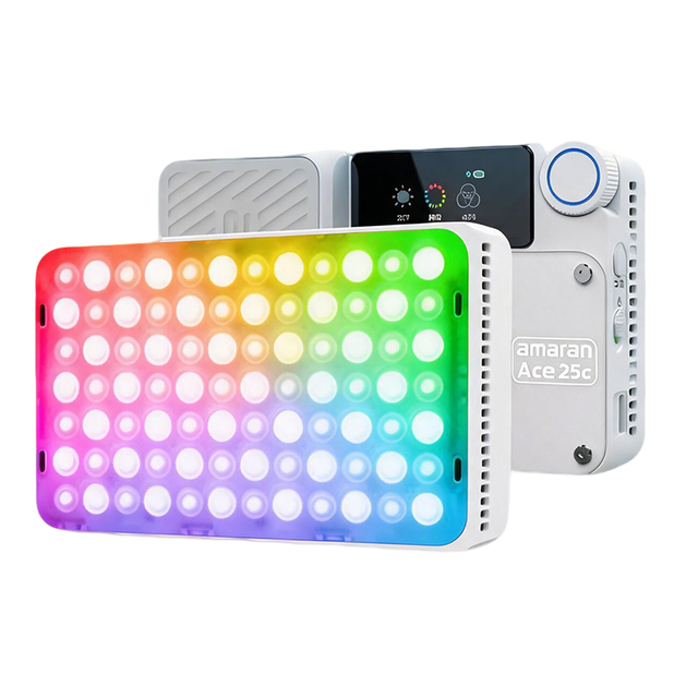For Ace 25c 32W RGBWW Pocket LED Video Light 2300K-10000K CRI95+ USB-C Rechargeable App Control Aluminium Alloy Light