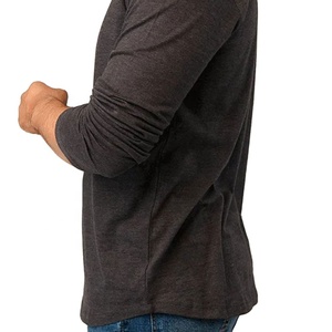 Commandez dès maintenant des t-shirts à manches longues pour hommes en gros, t-shirts en coton de qualité supérieure pour le travail, la salle de sport et les occasions décontractées, personnalisation du logo disponible - Product Image 4