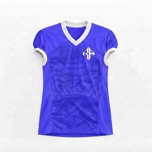 Matériel d'impression par transfert thermique 100% polyester, maillot de football américain pour homme, col en V, par RIVIAN ATLANTICIC - Product Image 2