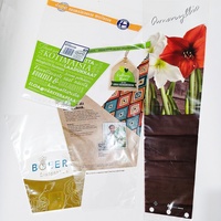 Kantong Plastik CPP OPP BOPP Transparan Tinggi, Segel Kuat, Aman untuk Makanan, Tidak Beracun, Biodegradable, Cetak Kustom Pabrik, untuk Pot Bunga, Tanaman, dan Herbal
