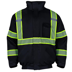 <b>Waterproof</b> Breathable Polyester Fabric <b>Work</b> Wear Utility Jacket for Construction High Visibility Reflective Jackets - Product Image 1