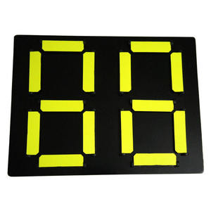 Tableau de score manuel en plastique, affichage numérique jaune pour le volley-ball, le basketball, le tennis de table - Product Image 3