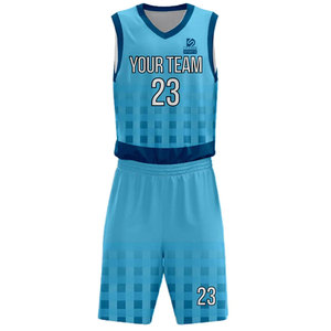 Vêtements de sport pour adultes du Pakistan, ensembles d'uniformes de basket-ball personnalisés imprimés, 100% polyester, respirant, léger, durable, service OEM - Product Image 2