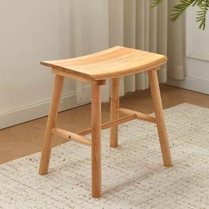 Taburete de Madera Ecológico, Material de Madera Sostenible, Construcción Artesanal, Mueble Natural, Opción para Consumidores Ecológicos - Product Image 3