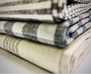 Paño de Cocina de Algodón a Rayas Teñidas con Hilo, Paño de Cocina Reutilizable - Product Image 3