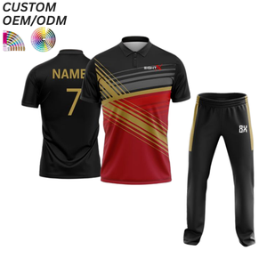 Uniforme de Cricket Personalizado con Estampado Sólido, Ropa Deportiva para Equipos, Transpirable, de Secado Rápido, Soporte OEM ODM para Venta al Por Mayor - Product Image 4