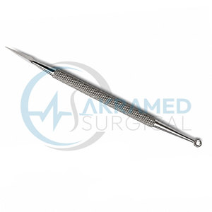 Extractor de Puntos Negros de Acero Inoxidable, Cuchillo para Acné de Doble Punta, Herramienta de Belleza para Eliminar Espinillas, Certificado CE ISO - Product Image 5