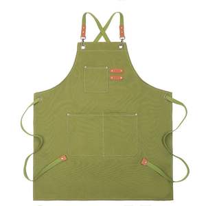 Uniforme de Cocina de Cuero con Logotipo Personalizado para Chef, Camarero, Bar, Cafetería, Restaurante, Uso Diario, Delantal sin Mangas - Product Image 1