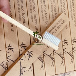 Cepillo de dientes de bambú para viaje, utensilio ecológico de alta calidad para decoración de HOTEL y complejo turístico - Product Image 3