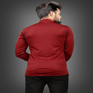Factory Wholesale 100% Cotton Casual Print <b>T</b> <b>Shirts</b> Multi-Pocket Loose Oversize <b>Long</b>-<b>Sleeved</b> <b>Button</b> Polos Anti-Wrinkle Washed - Product Image 4