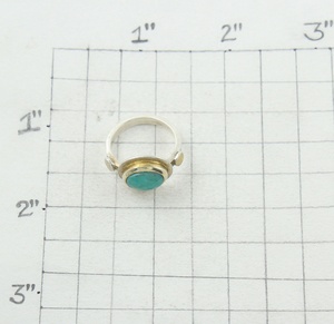Natural Chrysoprase Oval Cabochon 925 Sterling <b>Silver</b> Gold Plated Statement <b>Ring</b> Wholesale Jewellery Distributor - Product Image 4