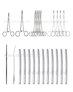 Juego de Instrumentos para Clínica Ginecológica, Instrumentos de Examen Ginecológico de Acero Inoxidable, Kit con Certificación CE - Product Image 2