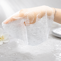 Mascarilla Facial de Seda Liofilizada Y251, Lámina Sólida Transparente como el Hielo, Sustrato Super Absorbente de Tela No Tejida Spunlace