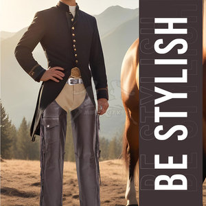 Low MOQ Full Leather <b>Chaps</b> Soft Touch Full Leather <b>Chaps</b> Featuring Durable Construction And Classic Appeal - Product Image 5