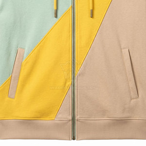Modern Men Zipper Hoodies With Full <b>Zip</b> Design Adjustable <b>Hood</b> Ribbed Cuffs Lightweight Fabric Casual Outdoor Fashion - Product Image 4