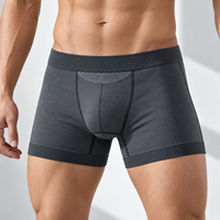 Boxers de performance personnalisés pour hommes, respirants, avec poche de soutien, sous-vêtements de sport sans couture, OEM