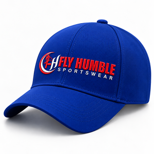 Gorra de béisbol bordada Maroon Fly Humble de 6 paneles, estilo Dad Hat, unisex, deportiva e informal, color granate. - Product Image 4
