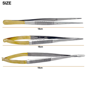 Oferta Especial: Portaagujas Dentales Castroviejo, Tijeras de Ortodoncia, Instrumentos Quirúrgicos para Sujetar Implantes, Alta Precisión - Product Image 2