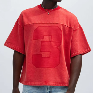 Hot Selling Acid Wash Vintage Streetwear T-Shirt Heavyweight 100% Cotton Oversized <b>Drop</b> Shoulder Graphic <b>Box</b> Fit Men's Tee shirt - Product Image 1